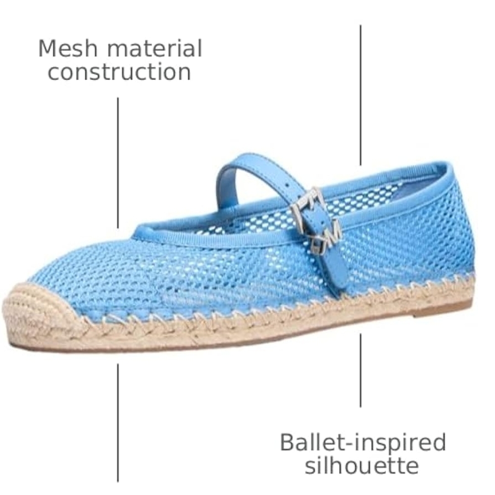 MICHAEL Michael Kors Women's Lynn Blue Mesh Ballet Espadrille Size 10 - Picture 11 of 11